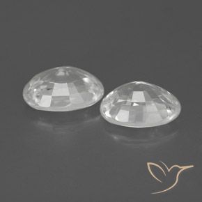 2.54 ct natürliche Weiß Zirkon-Edelsteine, Oval, VVS