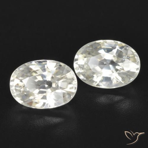 2.87 ct natürliche Warmweiß Zirkon-Edelsteine, Oval, SI