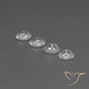 5.15 ct natürliche Klares Weiß Zirkon-Edelsteine, Oval, VS