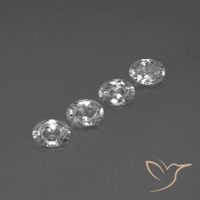 4.89 ct natürliche Klares Weiß Zirkon-Edelsteine, Oval, VVS-VS
