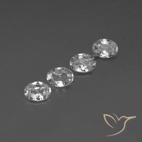4.68 ct natürliche Klares Weiß Zirkon-Edelsteine, Oval, VVS-VS