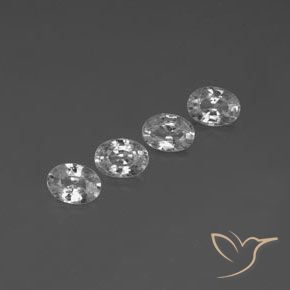 4.61 ct natürliche Klares Weiß Zirkon-Edelsteine, Oval, VVS-VS