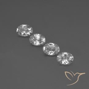 4.79ctw Natürlicher Klares Weiß Zirkon, Oval, VS