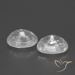 3.03 ct natürliche Weiß Zirkon-Edelsteine, Oval, VVS-VS