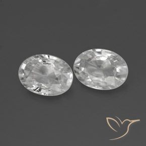 2.30 ct natürliche Weiß Zirkon-Edelsteine, Oval, VS