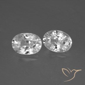 2.68 ct natürliche Klares Weiß Zirkon-Edelsteine, Oval, VS