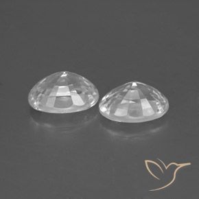 2.68 ct natürliche Klares Weiß Zirkon-Edelsteine, Oval, VS