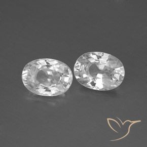 2.59 ct natürliche Klares Weiß Zirkon-Edelsteine, Oval, VS