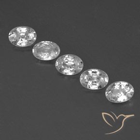 5.82ctw Natürlicher Weiß Zirkon, Oval, VS, Photo A
