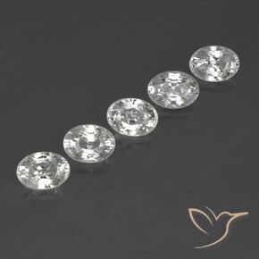 6.51 ct natürliche Klares Weiß Zirkon-Edelsteine, Oval, VVS-VS