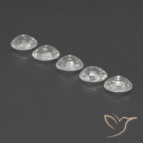 6.51 ct natürliche Klares Weiß Zirkon-Edelsteine, Oval, VVS-VS