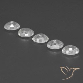 6.43 ct natürliche Weiß Zirkon-Edelsteine, Oval, VVS-VS