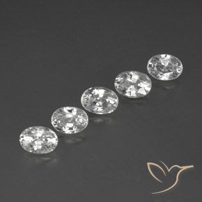 7.33ctw Natürlicher Weiß Zirkon, Oval, VS