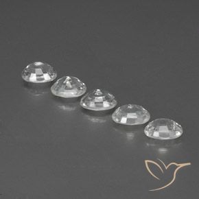 6.95 ct natürliche Klares Weiß Zirkon-Edelsteine, Oval, VS