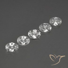 6.40 ct natürliche Klares Weiß Zirkon-Edelsteine, Oval, VS