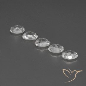 6.40 ct natürliche Klares Weiß Zirkon-Edelsteine, Oval, VS