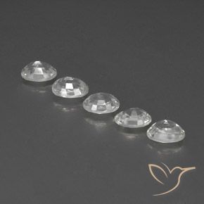 6.94 ct natürliche Weiß Zirkon-Edelsteine, Oval, VS