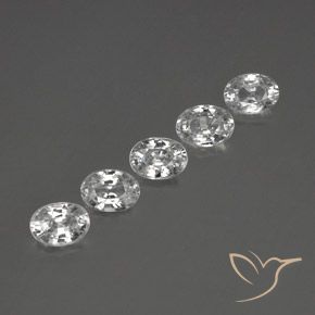 6.31 ct natürliche Klares Weiß Zirkon-Edelsteine, Oval, VVS-VS