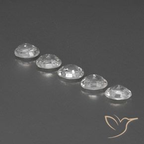 6.66 ct natürliche Klares Weiß Zirkon-Edelsteine, Oval, VVS-VS