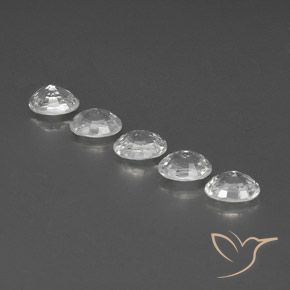 6.83 ct natürliche Klares Weiß Zirkon-Edelsteine, Oval, VS