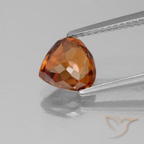 9,17 ctw natürlicher rötlich-orange Zirkon, Birnenform, VVS