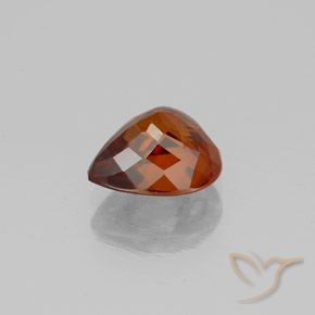 9,17 ctw natürlicher Dunkelorange Zirkon, Birnenform, VVS-VS