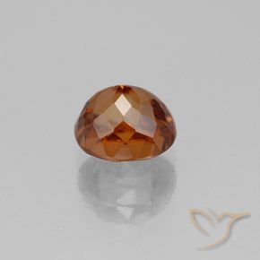 9,17 ctw natürlicher Mitteldunkles Orange Zirkon, Oval, VVS