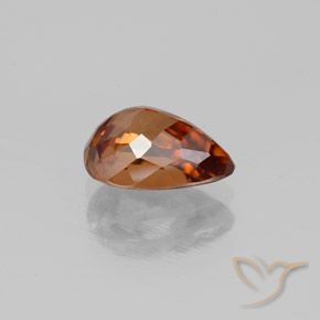 9,17 ctw natürlicher Mittelorange Zirkon, Birnenform, VS