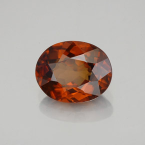 9,17 ctw natürlicher Orange Zirkon, Oval Schliff, VVS