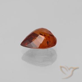 9,17 ctw natürlicher Amber Orange Zirkon, Birnenform, VVS