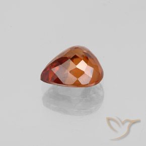 9,17 ctw natürlicher rötlich-orange Zirkon, Birnenform, VVS