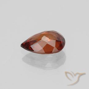 9,17 ctw natürlicher tieforange Zirkon, Birnenform, VVS-VS