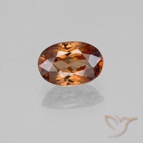 1.86ct Natürlicher tieforange Zirkon, Oval, VVS