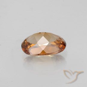 9,17 ctw natürlicher Mittelorange Zirkon, Oval, VVS