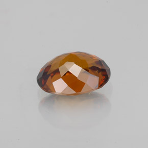 1,99 ctw natürlicher orangefarbener Zirkon, Oval Schliff, VS