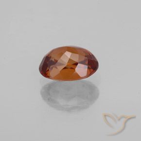9,17 ctw natürlicher tieforange Zirkon, Oval, VVS