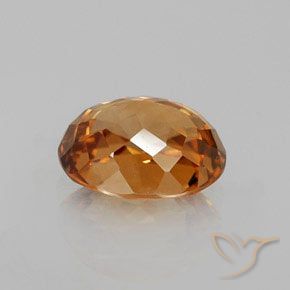 9,17 ctw natürlicher Rostorange Zirkon, Oval, VS
