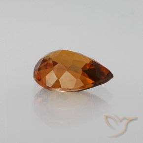 9,17 ctw natürlicher tieforange Zirkon, Birnenform, VS