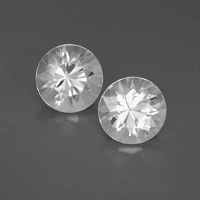 2,40 ct natürliche weißer Zirkon-Edelsteine, Rundschliff, VVS