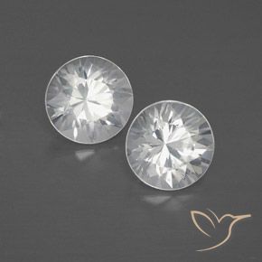 2.52 ct natürliche Weiß Zirkon-Edelsteine, Runden, VVS
