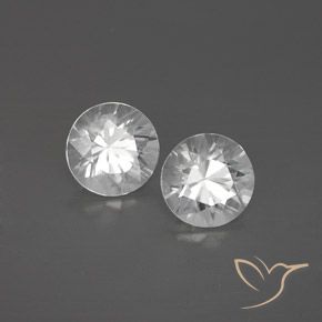 2.52 ct natürliche Weiß Zirkon-Edelsteine, Runden, VVS-VS