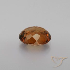 9,17 ctw natürlicher tieforange Zirkon, Oval, VVS