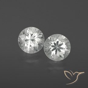 2.47 ct natürliche Weiß Zirkon-Edelsteine, Runden, VS