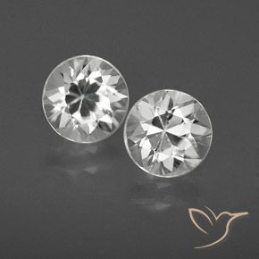 2.24 ct natürliche Weiß Zirkon-Edelsteine, Runden, VVS-VS
