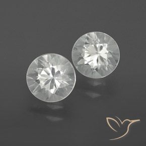 2.15 ct natürliche Weiß Zirkon-Edelsteine, Runden, VVS-VS