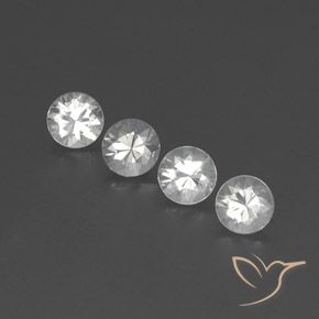 4.75 ct natürliche Klares Weiß Zirkon-Edelsteine, Runden, VVS-VS