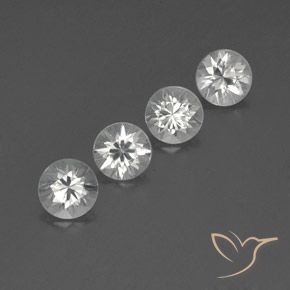 4.72 ct natürliche Klares Weiß Zirkon-Edelsteine, Runden, VVS-VS