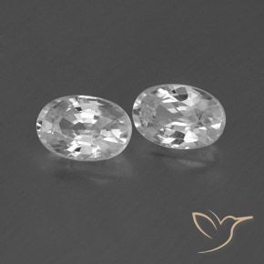 1.64 ct natürliche Klares Weiß Zirkon-Edelsteine, Oval, VVS
