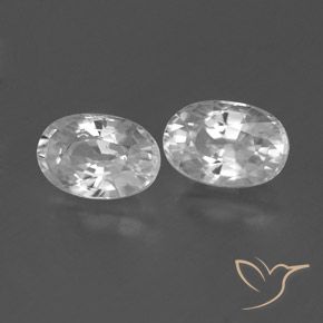 1.66 ct natürliche Klares Weiß Zirkon-Edelsteine, Oval, VVS