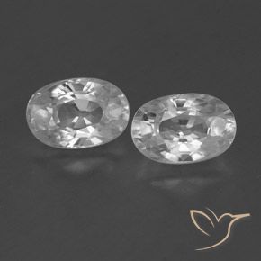 1.72ctw Natürlicher Klares Weiß Zirkon, Oval, VVS-VS